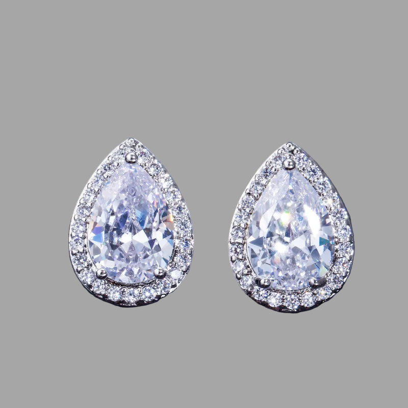 Raindrop Earrings (Silver)
